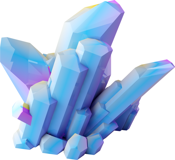 ิblue crystal sticks and fantasy world ,fantasy realm adventure mysticism, mystery .,3d rendering